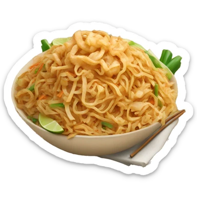 Filipino noodles pancit sticker