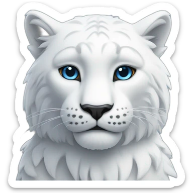 Panthère des neiges sticker
