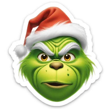 The grinch sticker