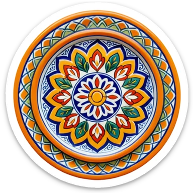 andalusian ceramic  sticker