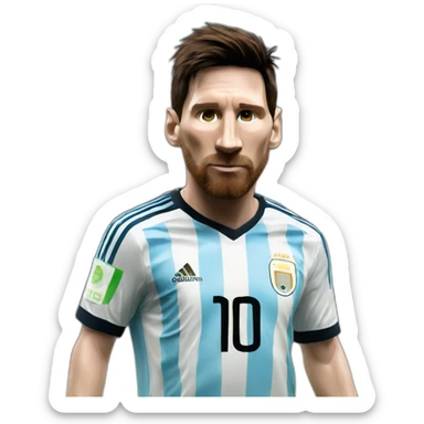 lionel messi argentina sticker