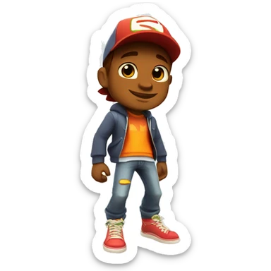 subway surfers game  sticker