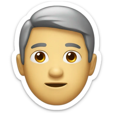 Emoji fatigué sticker