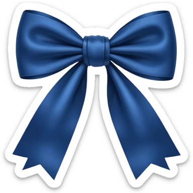 Laço azul marinho sticker
