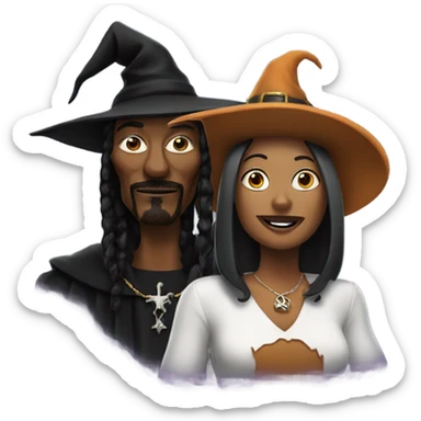 A witch with snoop dogg sticker