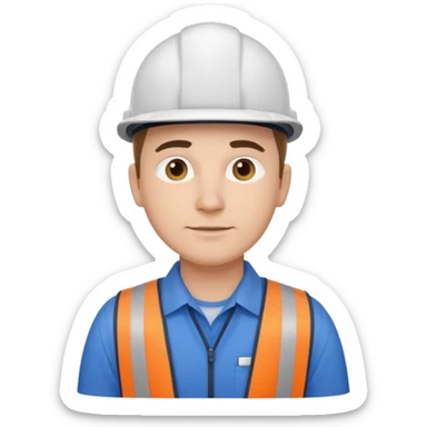 AIRPORT ENGINEER WITHOUT SAFETY HELMET sticker