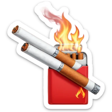 Marlboro cigrate emoji sticker