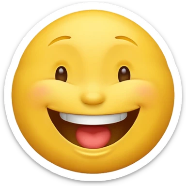 new laugh emoji, full belly laughing sticker