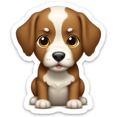 garoto criança  cabelo curto castanho cor de pele bege usando agasalho com um cachorro da rasa piti bul sticker