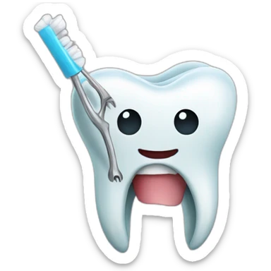 tooth-root-canal-guy sticker