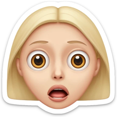 make someone scared sticker