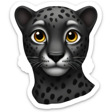 black cheetah  sticker