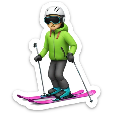 ski sticker