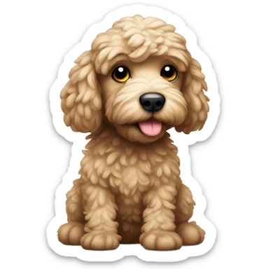 Cozy cocky poo sticker