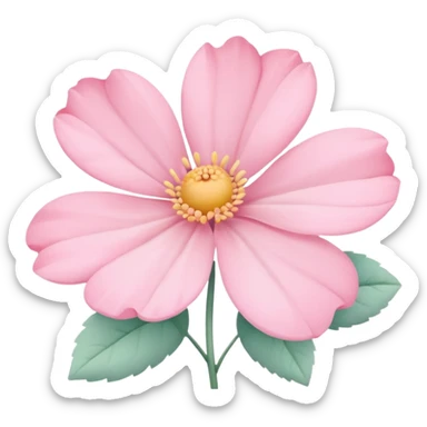 Pink aesthetic flowers sticker