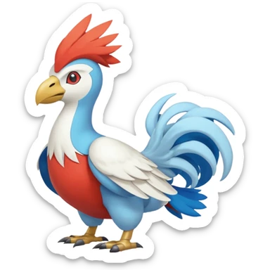 Coalossal-Altaria-Chatot-Blaziken-Pokémon, full body sticker