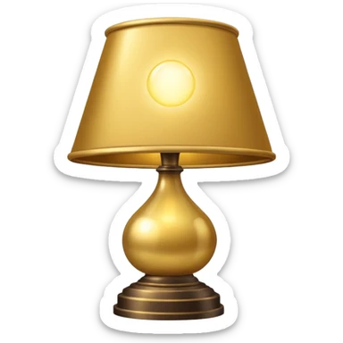lamp icon sticker