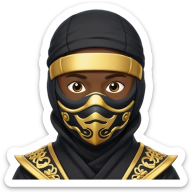 This 🥷🏻 for this 🫅🏽 sticker