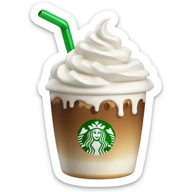 A Starbucks drink sticker