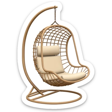 classic hanging chair sticker