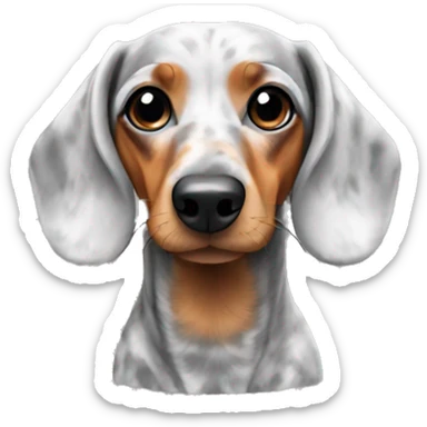 Dachshund Marble sticker