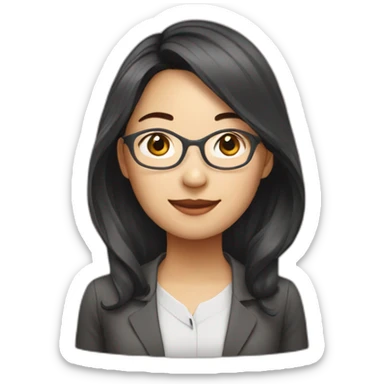 singaporean woman product manager sticker
