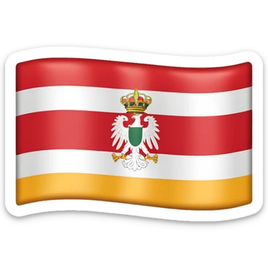 Austria hungary flag sticker