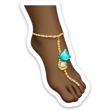 Foot jewlery  sticker