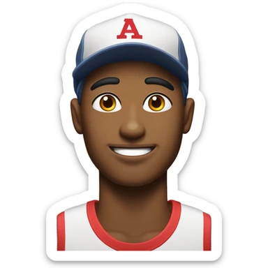 Frat guy smirking sticker