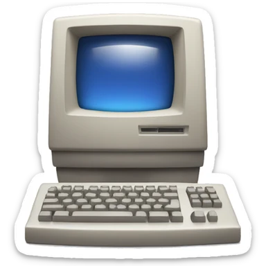 classic computer sticker