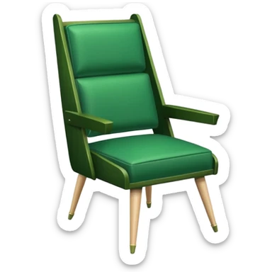 green arrow chair sticker