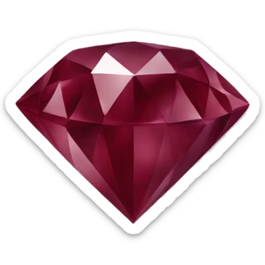 a Burgundy Diamond  sticker