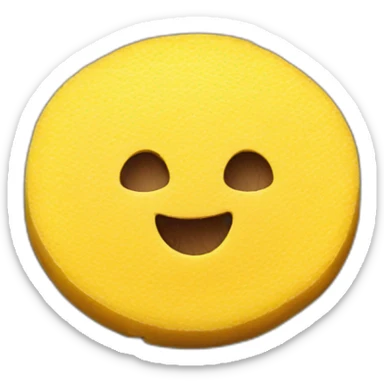 Polenta over round wood plate sticker