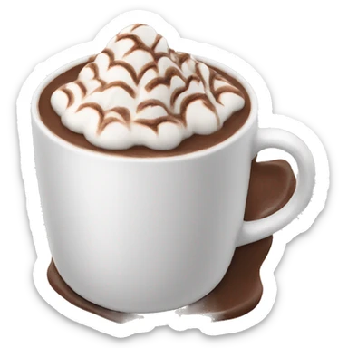 Hot chocolate  sticker