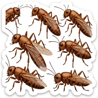 Hear crickets  sticker