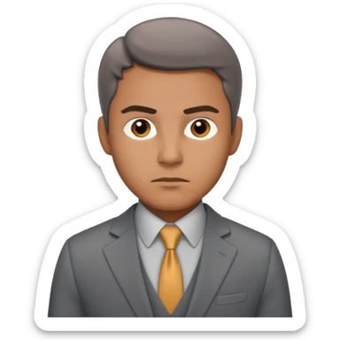 Hombre de negocios, dealer sticker