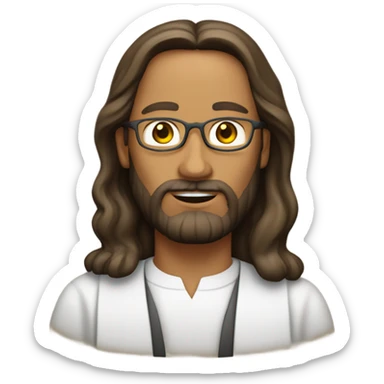 Jesus Christ elementary school teacher sticker