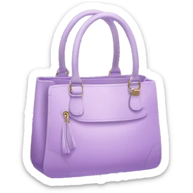Light Purple handbag sticker