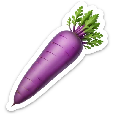 Purple Carrot  sticker