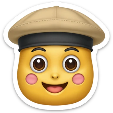 gorro panadero sticker