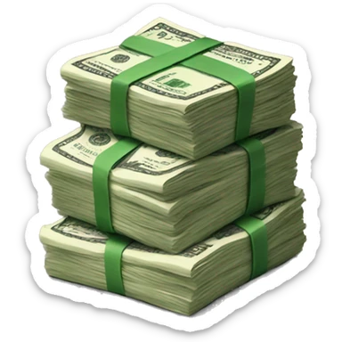 Stack of Cash sticker