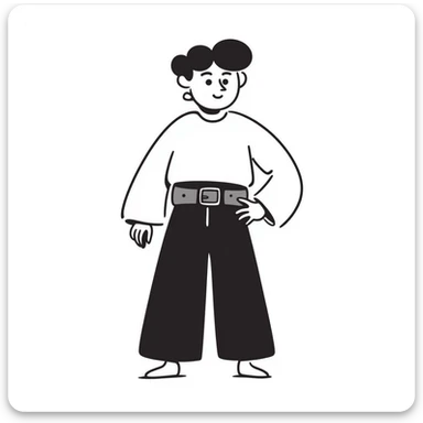 lifting belt, simple and clear sticker