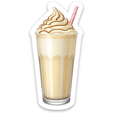 milkshake tall glass
 sticker