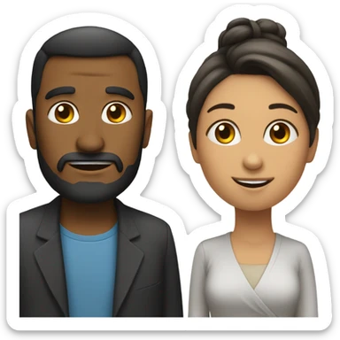 Marido y mujer sticker