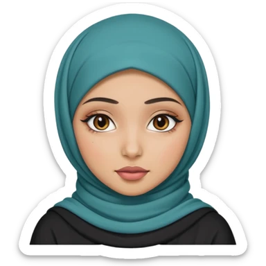 hijab girl baddy sticker