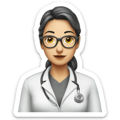 Female scientist says stop medics sticker