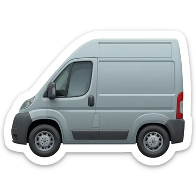 light grey Fiat Ducato camper van sticker