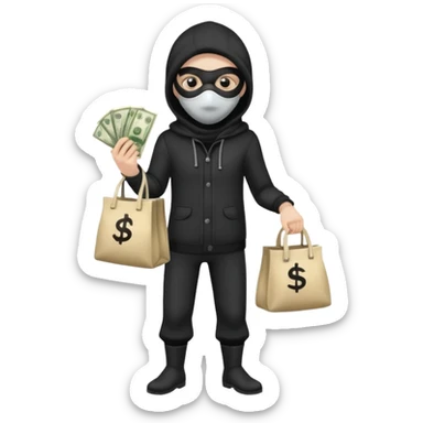 Thief full body sticker