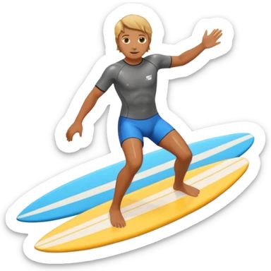 Surf sticker