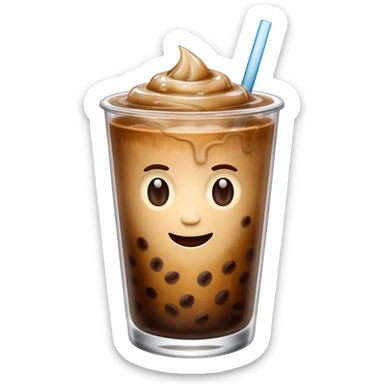 Iced coffee sticker